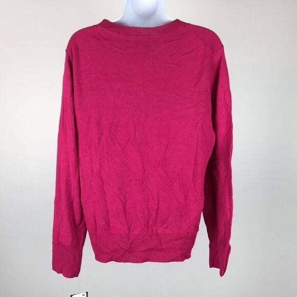 Charter Club Merino Wool Button-Sleeve Sweater Womens size XL - Picture 3 of 5